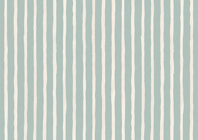 Vintage Stripe, Aqua - Made to Measure Curtains - Image 8